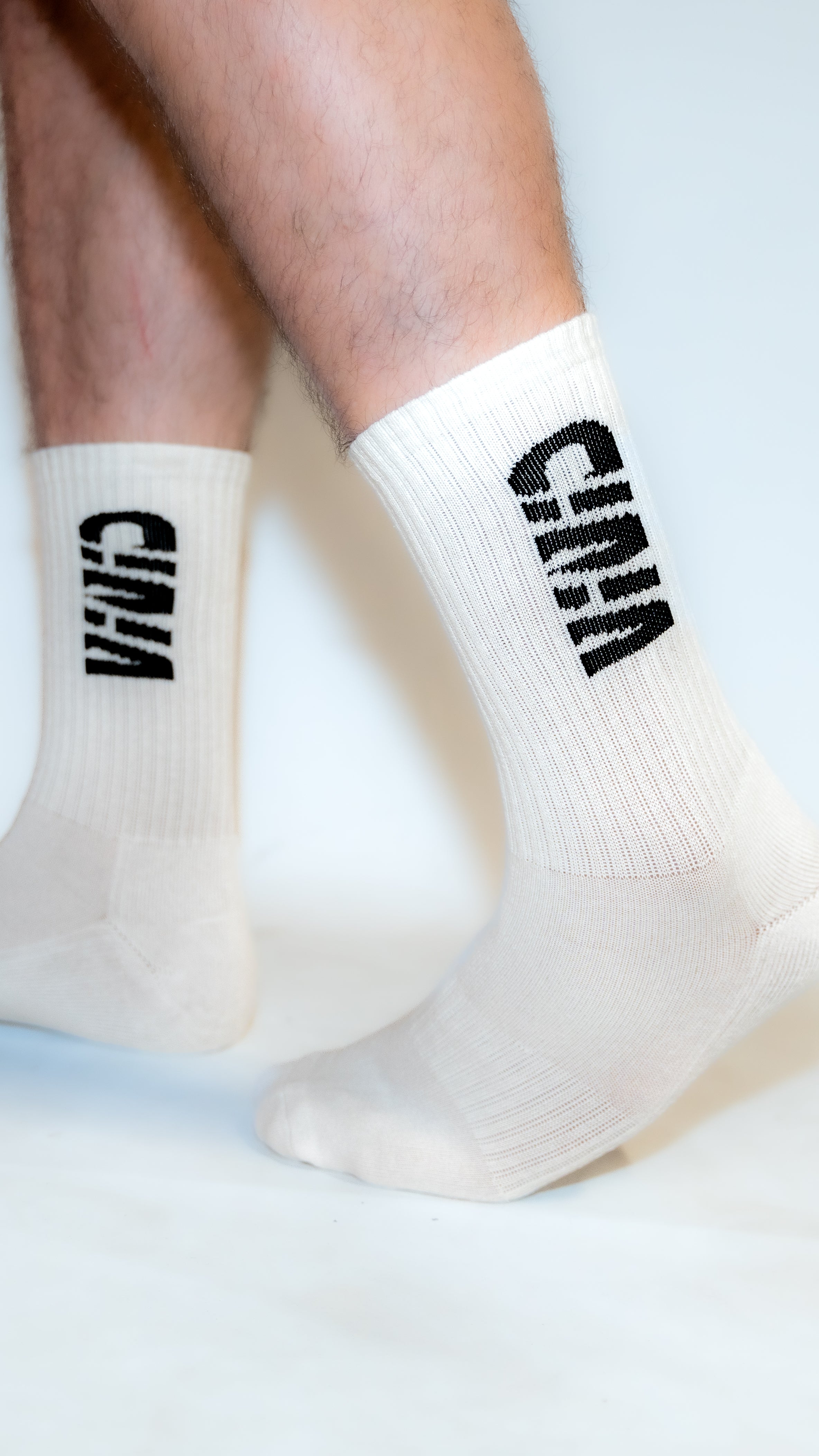 White Cotton Crew Sock V2 - 1Pk - Unisex