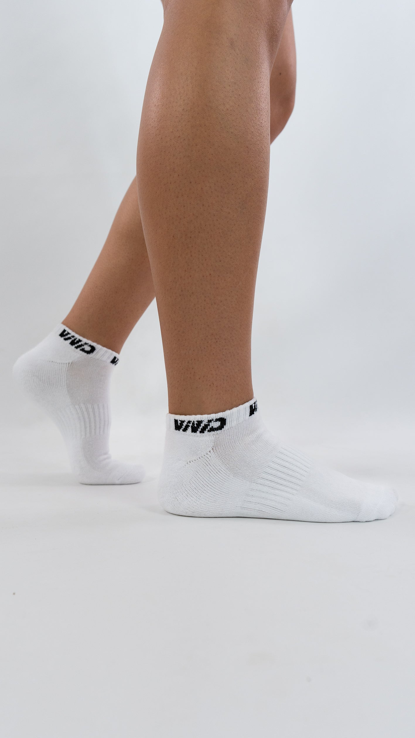 Cotton Ankle Socks - White - 3Pk - Unisex